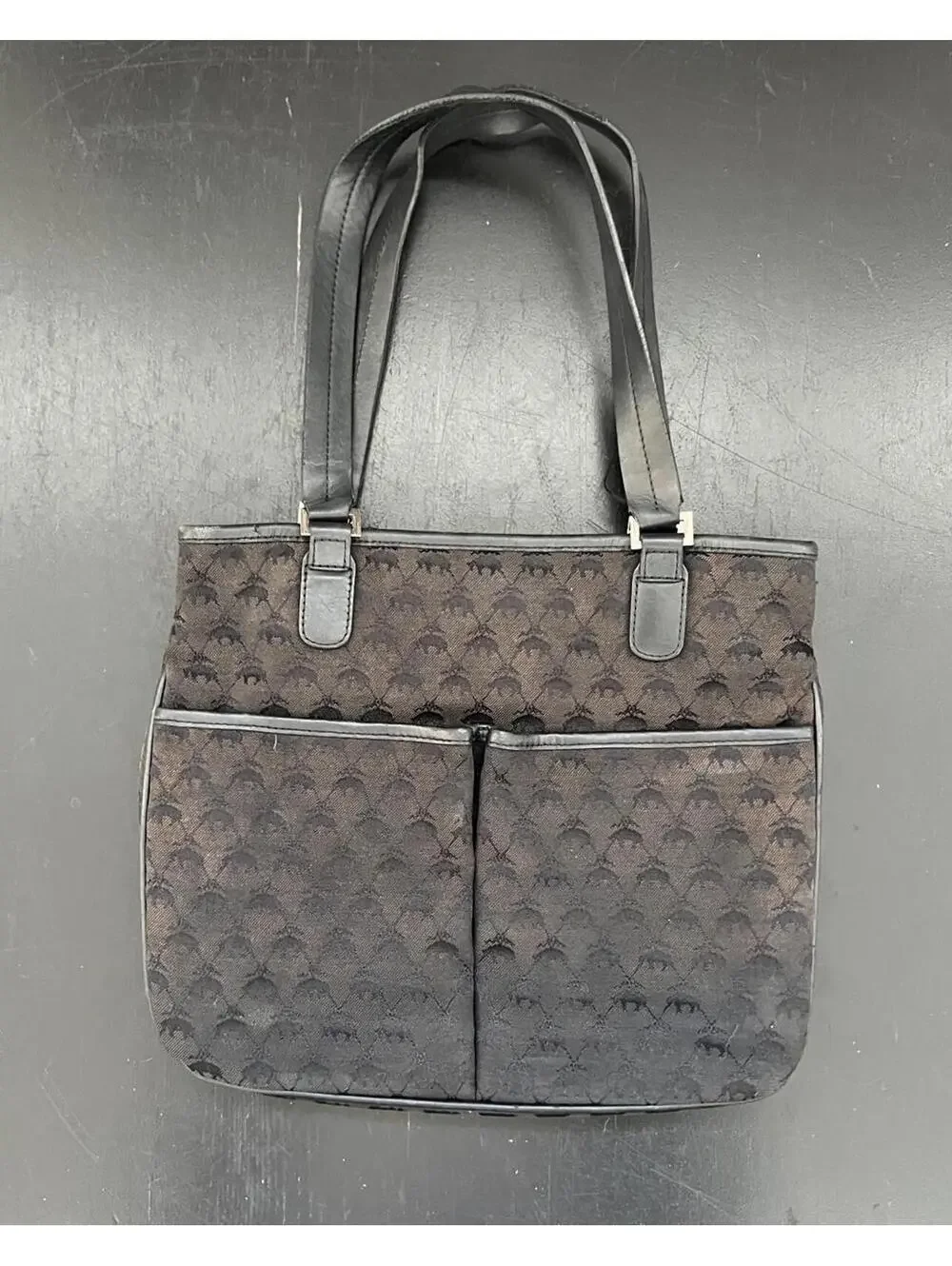 Brooks Brothers Purse Shoulder Hand Bag Black Sheep Moniker